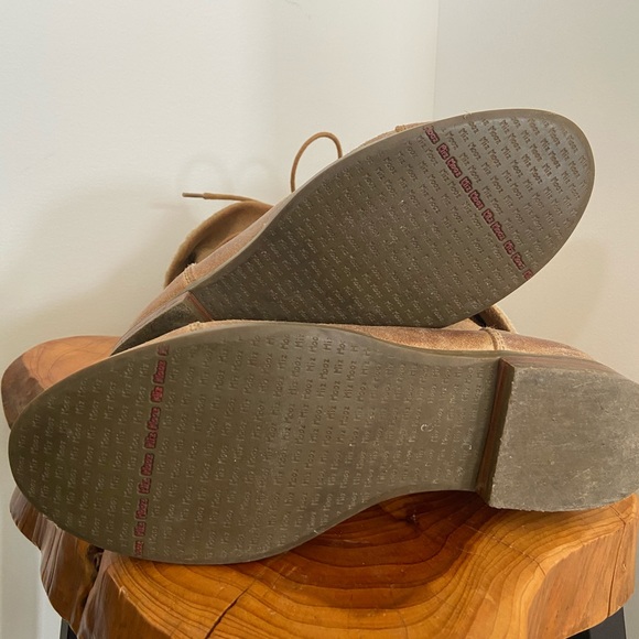 Leather lace up brown boot vintage look - Picture 6 of 6